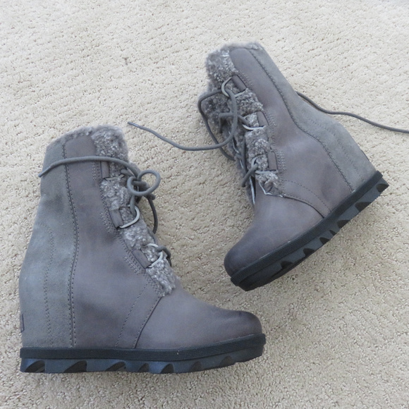 Sorel Joan of Arctic Boots Shearling 6 7 7.5 5 - Picture 3 of 5